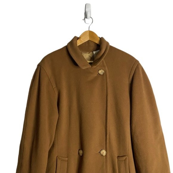 Harold Huberman Women's Vintage Wool & Cashmere Blend Overcoat - Picture 2 of 10